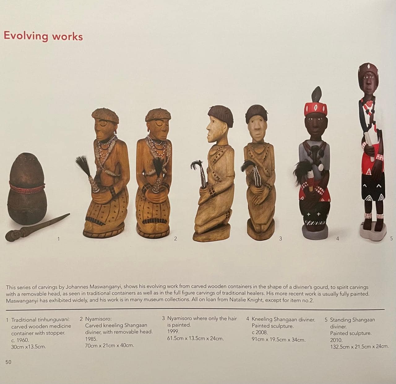 Evolving works by Johannes Maswanganyi